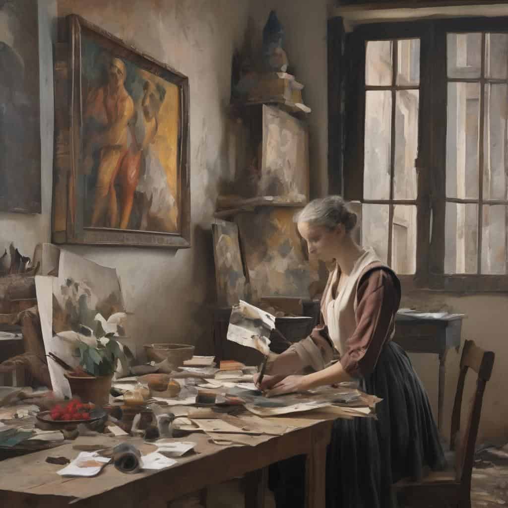 Καλλιτέχνες και το Ιστορικό τους Πλαίσιο, Στιχουργοί και ζωγράφοι σε ιστορικό περιβάλλον, τέχνη και δημιουργία.